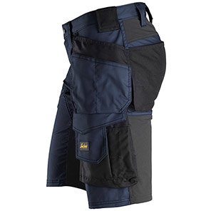 Snickers AllroundWork 6141 Men’s Navy Stretch Shorts with Holster Pockets