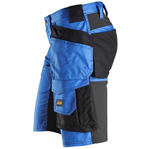 Snickers AllroundWork 6141 Men’s True Blue Stretch Shorts with Holster Pockets