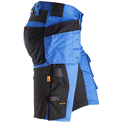 Snickers AllroundWork 6141 Men’s True Blue Stretch Shorts with Holster Pockets