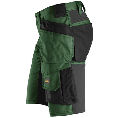 Snickers AllroundWork 6141 Men’s Forest Green Shorts with Holster Pockets