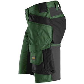 Snickers AllroundWork 6141 Men’s Forest Green Shorts with Holster Pockets