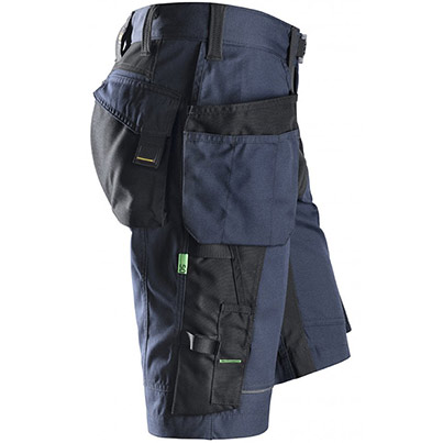 Snickers FlexiWork 6904 Men’s Navy Shorts with Holster Pockets
