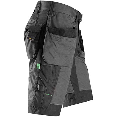 Snickers FlexiWork 6904 Men’s Steel Grey Shorts with Holster Pockets