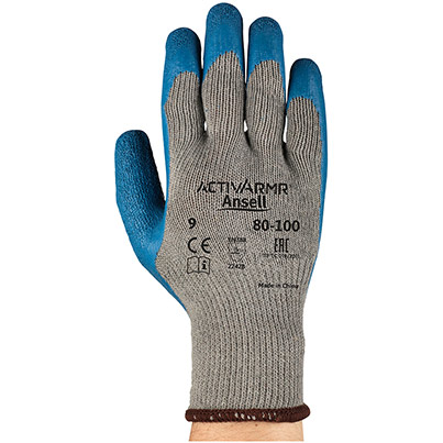 Ansell ActivArmr 80-100 Latex-Coated Work Gloves