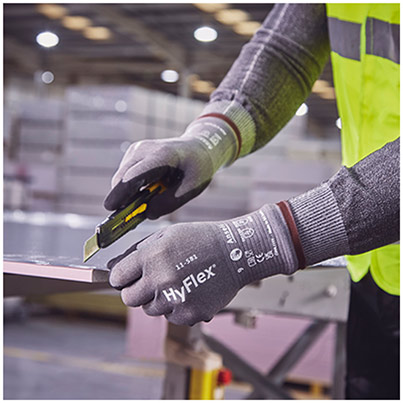 Ansell HyFlex 11-581 Nitrile-Coated Work Gloves