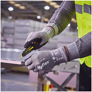 Ansell HyFlex 11-581 Nitrile-Coated Work Gloves