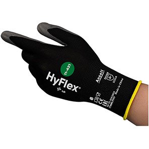 Ansell HyFlex 11-421 PU-Coated Work Gloves
