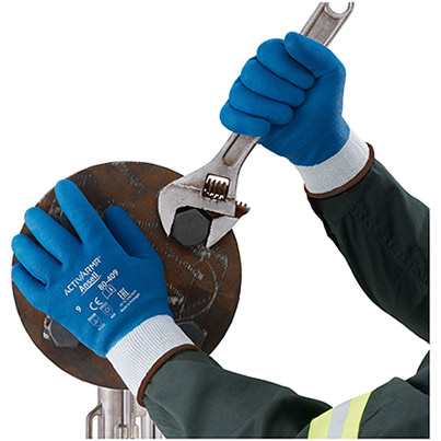 Ansell ActivArmr 80-409 Nitrile-Coated Thermal Work Gloves