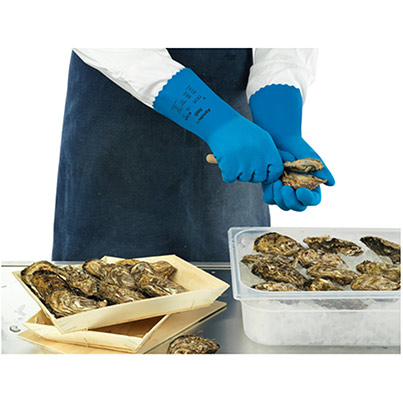 Ansell AlphaTec 87-029 Latex Chemical-Resistant Gloves