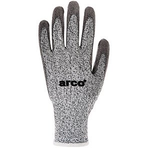 Arco Grip Light Grey PU-Coated Work Gloves (Pack of 12) 10