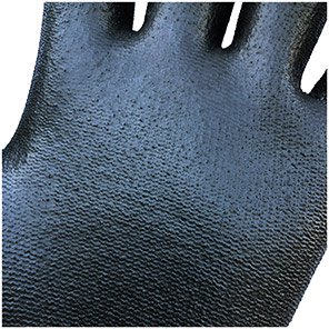 Arco Essentials Black PU-Coated Nylon Work Gloves (Pack of 12 Pairs)
