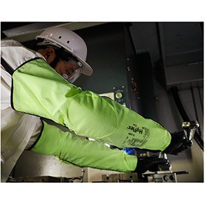 Ansell HyFlex 11-200 Hi-Vis Cut-Resistant Arm Protector