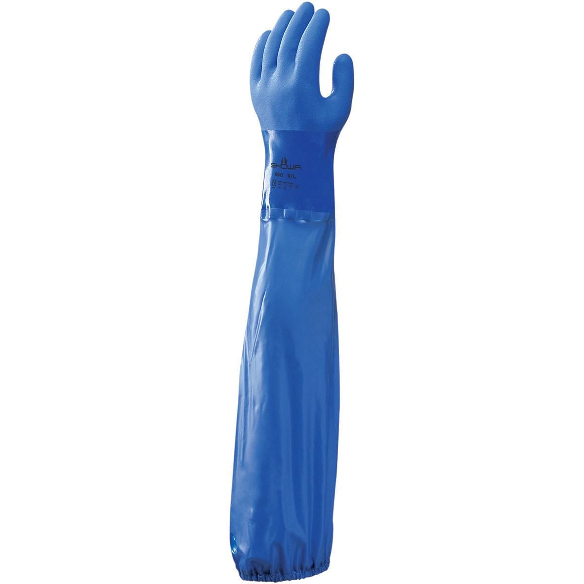 SHOWA 690 Extended PVC Chemical Resistant Gloves SHOWA Gauntlets Arco showa-690-extended-pvc-chemical-resistant-gloves-showa-gauntlets-arco