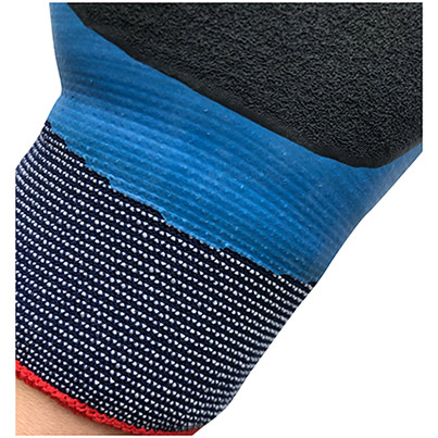 Arco Extreme Dual-Grip Blue/Black Latex Gloves