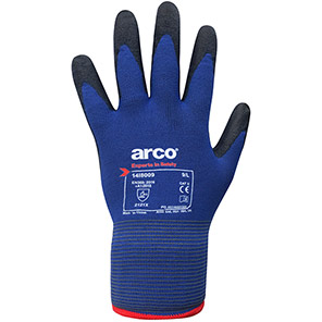 Arco Ultralight Blue 18G PU-Coated Work Gloves 11/2XL