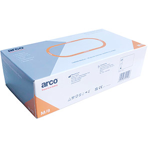 Arco Orange Disposable Nitrile Gloves (Box of 50)