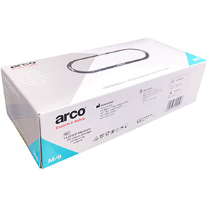 Arco N5 Disposable Blue Nitrile Gloves (Box of 100)