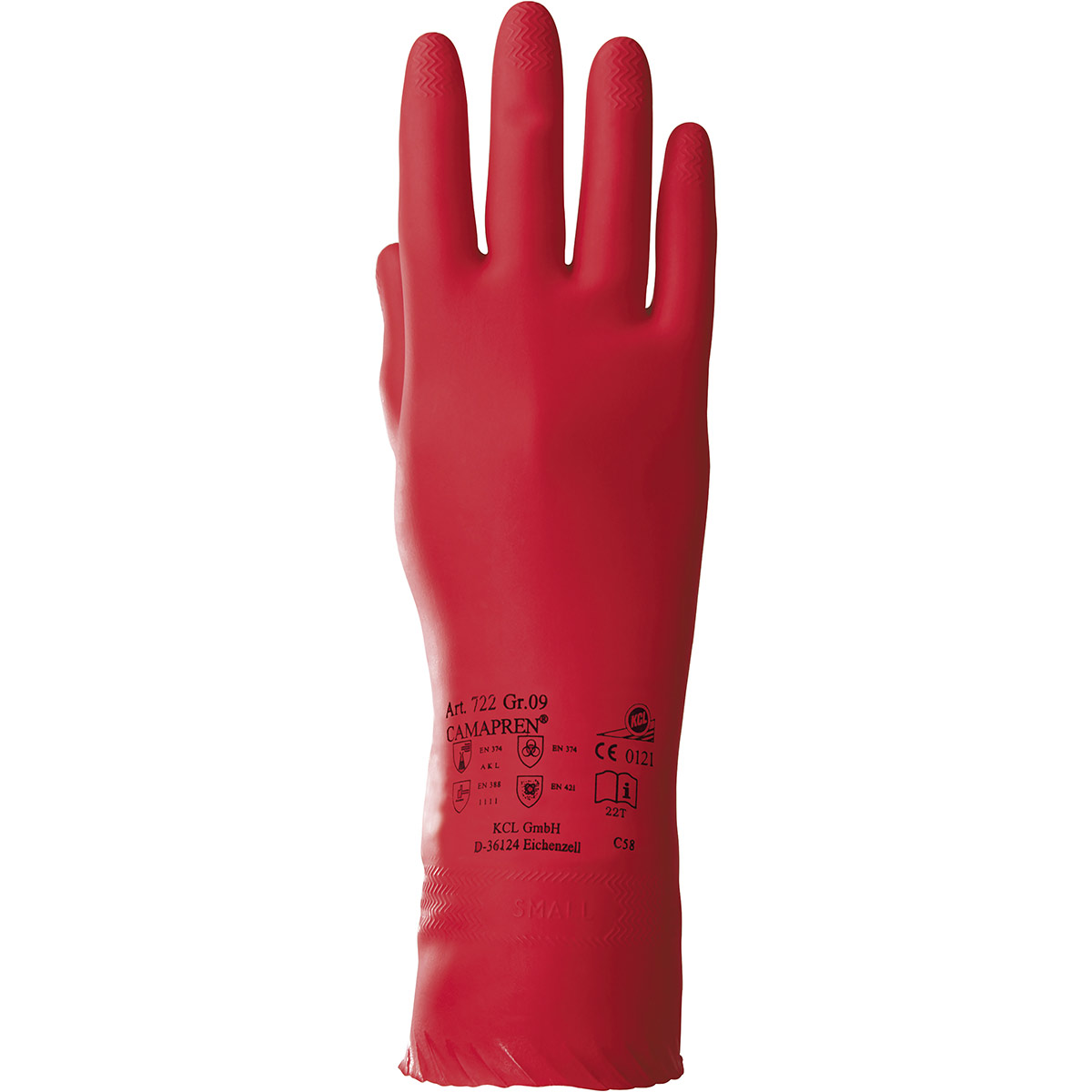 Honeywell KCL Camapren 722 Red Latex ChemicalResistant Gloves