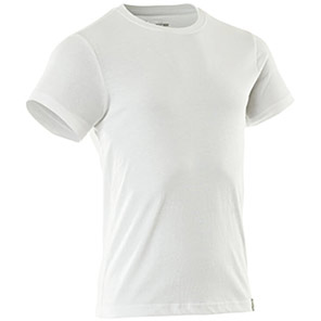 MASCOT CROSSOVER 20482 Men’s White Polycotton T-Shirt
