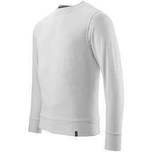 MASCOT CROSSOVER 20384 Men’s White Polycotton Sweatshirt