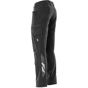 MASCOT ACCELERATE 18079 Men’s Black Work Trousers with Kneepad Pockets