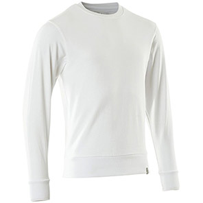 MASCOT CROSSOVER 20484 Men’s White Cotton Sweatshirt