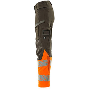MASCOT ACCELERATE SAFE 19178 Women�s Dark Anthracite/Orange Hi-Vis Trousers