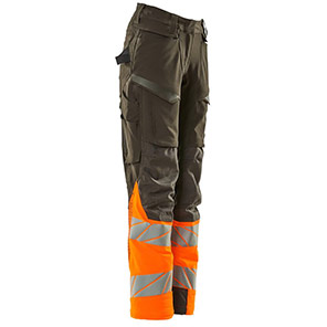 MASCOT ACCELERATE SAFE 19178 Women�s Dark Anthracite/Orange Hi-Vis Trousers
