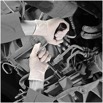 Polyco Shield GD05 Powder-Free Latex Disposable Gloves