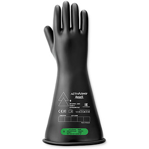 Ansell ActivArmr Black 410mm Class-3 Electrical Safety Gloves 10