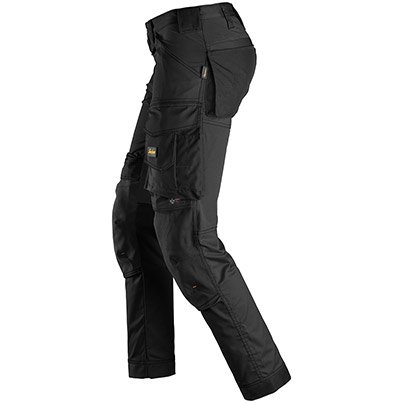 Snickers AllroundWork 6341 Men’s Black Trousers with Kneepad Pockets