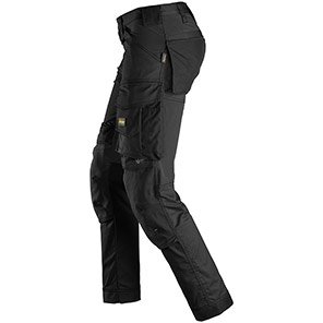 Snickers AllroundWork 6341 Men’s Black Trousers with Kneepad Pockets