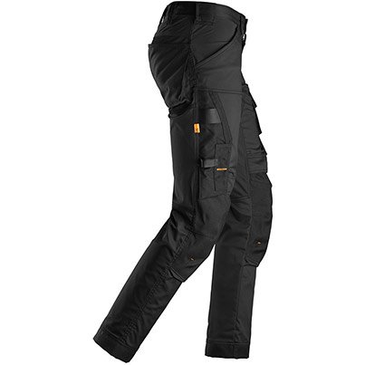 Snickers AllroundWork 6341 Men’s Black Trousers with Kneepad Pockets