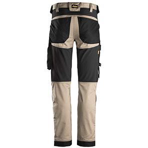 Snickers AllroundWork 6341 Men’s Khaki Trousers with Kneepad Pockets