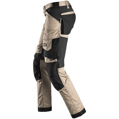 Snickers AllroundWork 6341 Men’s Khaki Trousers with Kneepad Pockets