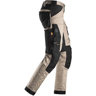 Snickers AllroundWork 6341 Men’s Khaki Trousers with Kneepad Pockets