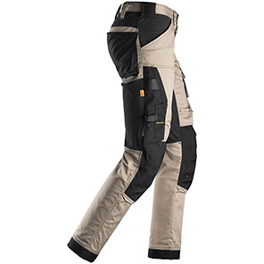 Snickers AllroundWork 6341 Men’s Khaki Trousers with Kneepad Pockets