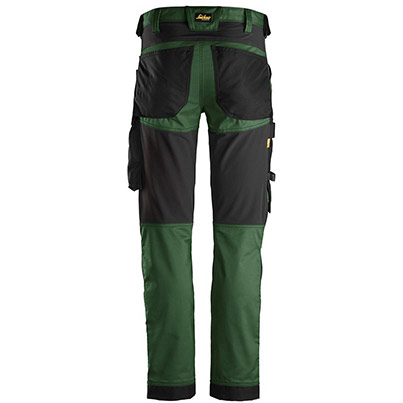 Snickers AllroundWork 6341 Men’s Forest Green Trousers with Kneepad Pockets