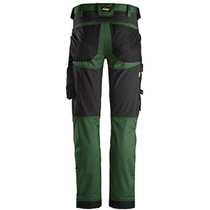 Snickers AllroundWork 6341 Men’s Forest Green Trousers with Kneepad Pockets