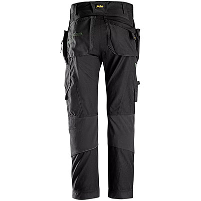 Snickers FlexiWork 6902 Men’s Black Trousers with Holster Pockets