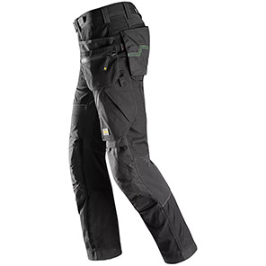 Snickers FlexiWork 6902 Men’s Black Trousers with Holster Pockets