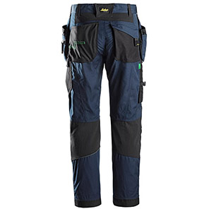 Snickers FlexiWork 6902 Men’s Navy/Black Trousers with Holster Pockets