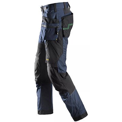 Snickers FlexiWork 6902 Men’s Navy/Black Trousers with Holster Pockets