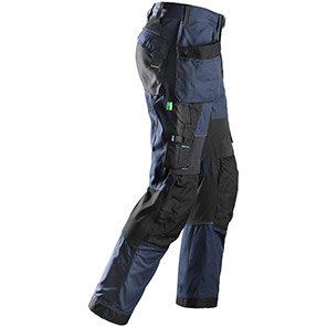 Snickers FlexiWork 6902 Men’s Navy/Black Trousers with Holster Pockets