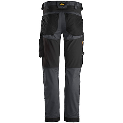 Snickers AllroundWork 6341 Men’s Steel Grey Trousers with Kneepad Pockets