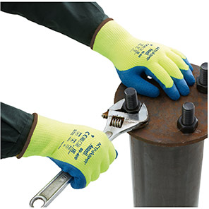 Ansell ActivArmr 80-400 Hi-Vis Yellow Thermal Work Gloves