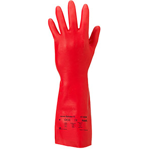 Ansell AlphaTec Solvex 37-900 Nitrile Chemical-Resistant Gloves 10
