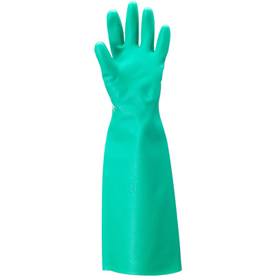 Ansell AlphaTec Solvex 37-185 Unlined Nitrile Chemical-Resistant Gloves