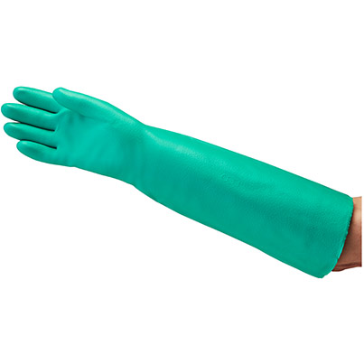Ansell AlphaTec Solvex 37-185 Unlined Nitrile Chemical-Resistant Gloves