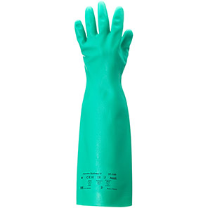 Ansell AlphaTec Solvex 37-185 Unlined Nitrile Chemical-Resistant Gloves